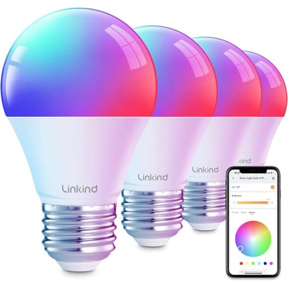 Linkind Smart Light Bulbs, Smart Bulb That Work with Alexa & Google Home, LED